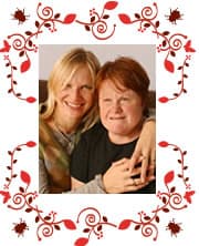 Jo Whiley and her sister Frances